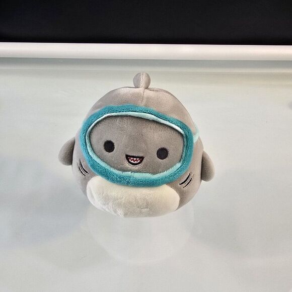 Original Squishmallow Gordon The Shark with Goggles KellyToy Plush 5" - Picture 1 of 6